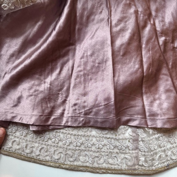 SOLD!!! Boutique Lilac Mauve & Silver Layered Sharara 3 Piece Set (Size 38) - Picture 8 of 10